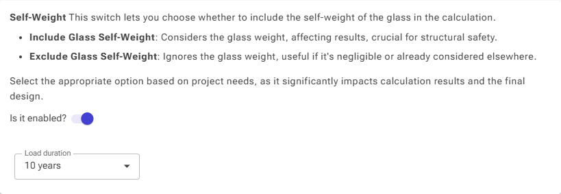 Self-weight
